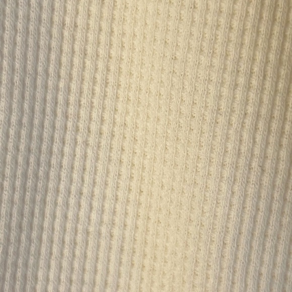 2/$25 Old Navy Womens Thermal White Long Sleeves Waffle Authentic Winter Plaid - Picture 6 of 7